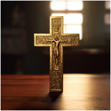 Сгенерированно ИИ-как дорог крестик мой-подарок.