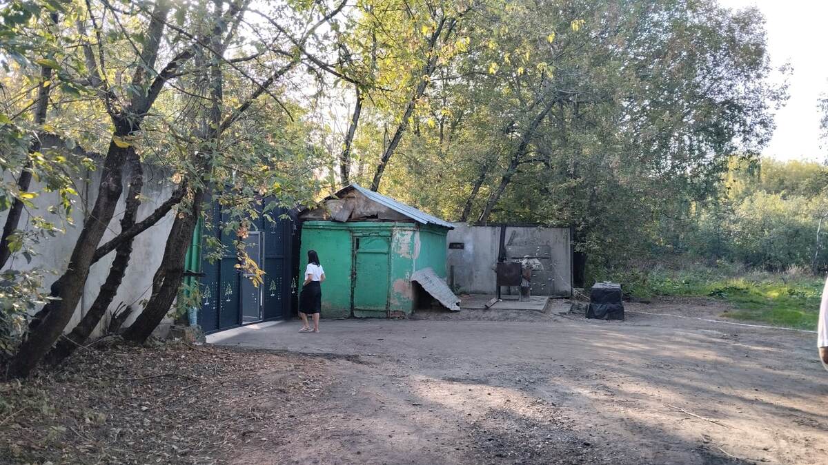 Будка охранника Коробковского сада