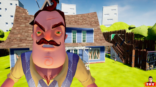 ШОУ ПРИВЕТ СОСЕД!ВАСИЛИЧ БЛИЗОРУКИЙ!ИГРА HELLO NEIGHBOR ПРОХОЖДЕНИЕ МОДА Neighbor's golden apple!