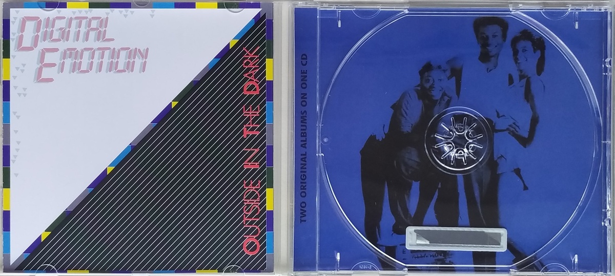 Digital Emotion "Digital Emotion + Outside In The Dark" CD (2002) - tray