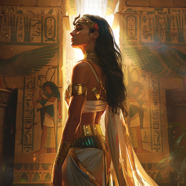 Богиня Исида - центральный персонаж мифов древнего Египта