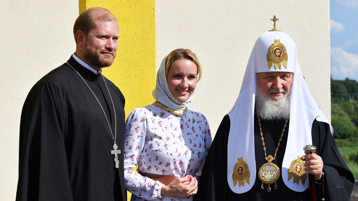 Павел и Мария вместе с патриархом Кириллом. Фотография 19.06.2022.