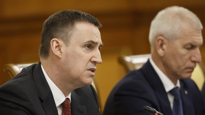    Дмитрий Патрушев (слева). Фото: government.ru