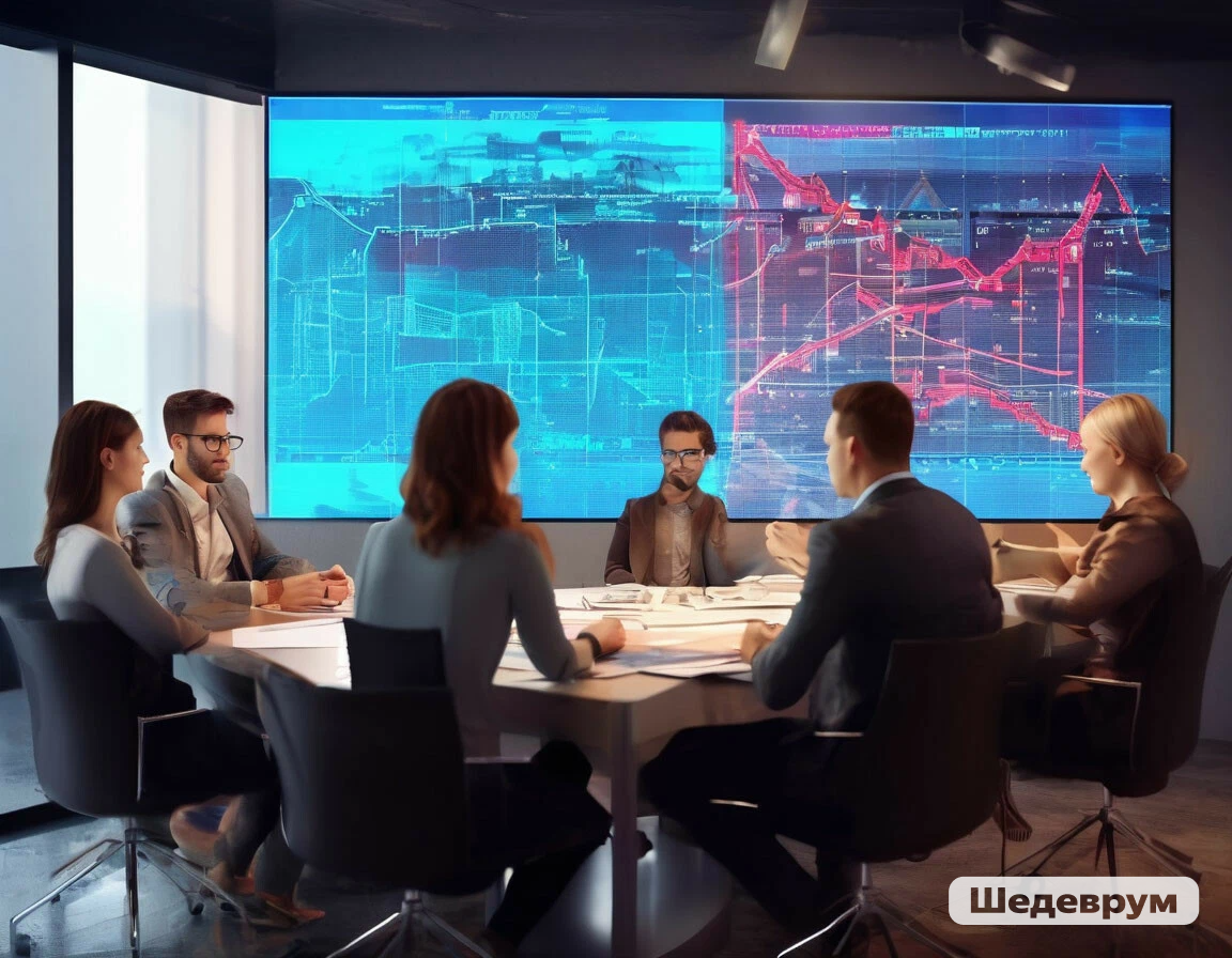 Рис. Стратегия бизнеса. Коллаж.