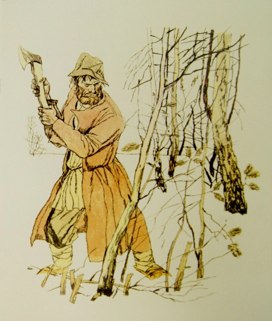 Мужичок с ноготок. Николай Некрасов. Стихотворение.