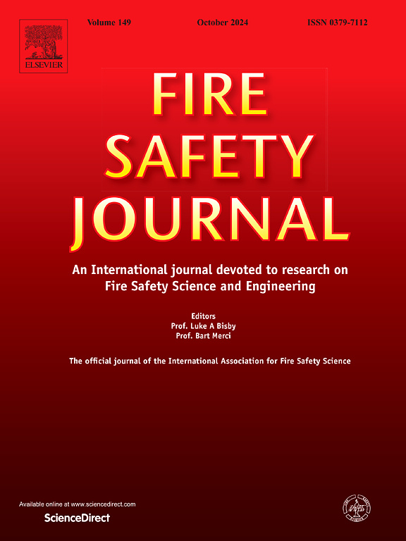Обложка журнала Fire Safety Journal издательства Elsevier (изображение взято с сайта https://www.sciencedirect.com/journal/fire-safety-journal)