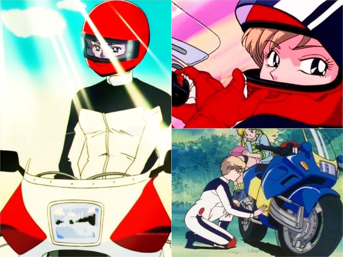 Кадры из аниме "Сэйлор Мун"