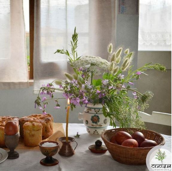 Пасхальный стол на праздник - когда собраться  семьёй очень душевно!