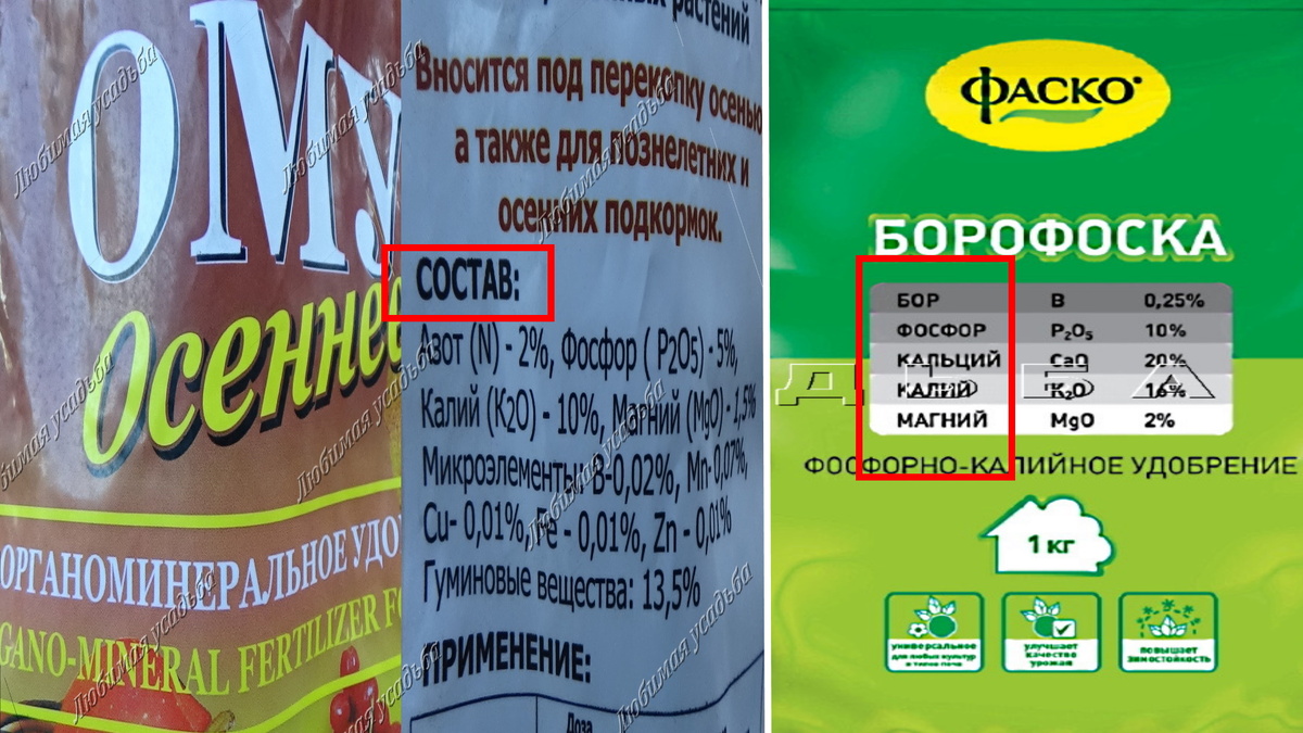 на данном фото хорошо видно, какие микро и макроэлементы попадут в почву для ее  пополнения.