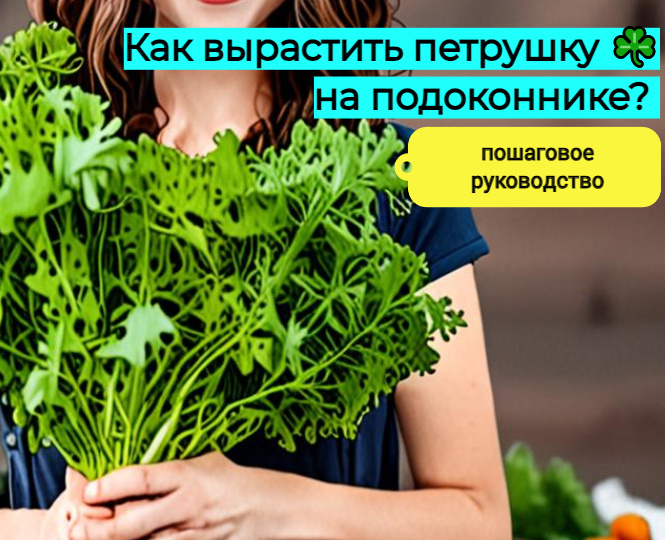 От семечка до ростка: пошаговое руководство по выращиванию петрушки на подоконнике