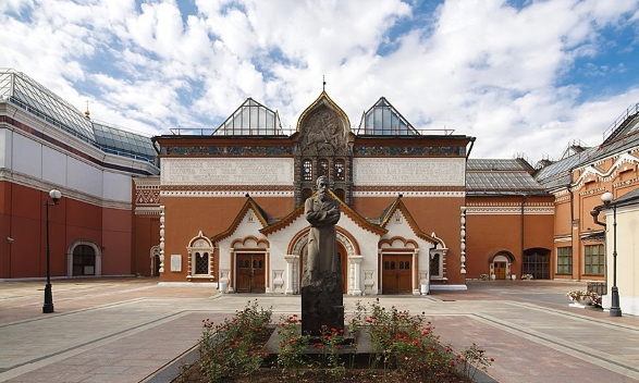 Третьяковская галерея. Изображение взято из открытого источника сети Интернет.