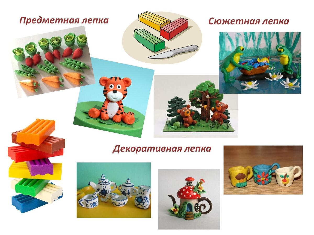 Виды лепки