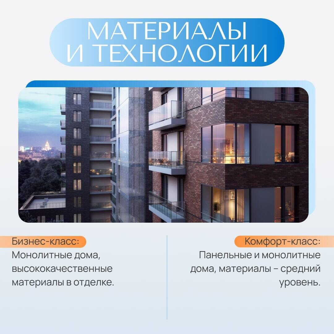 Бизнес или комфорт? Разбираем главные отличия — Агентство недвижимости «Простор»