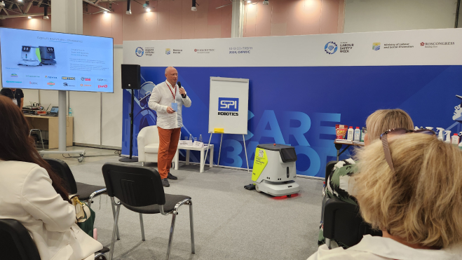 Выступление руководителя SPI Robotics на ВНОТ 2024