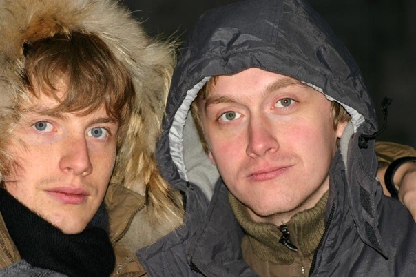 С братом Евгением