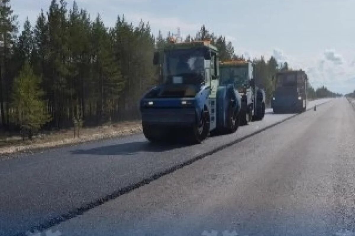    В Югре продолжают реконструкцию автодороги Нягань — Приобье