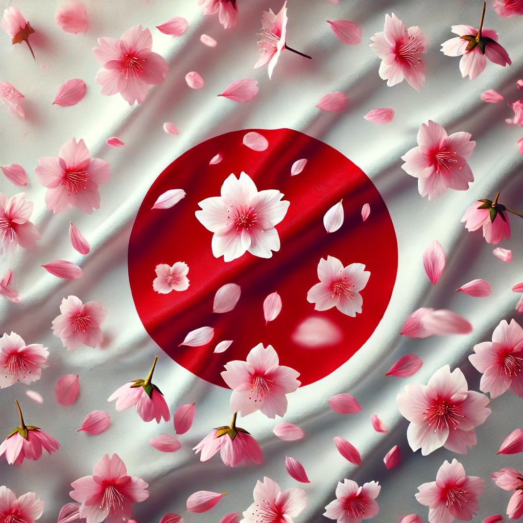 Япония, тут лепестки сакуры падают со скорость 5 сантиметров в секунду. 