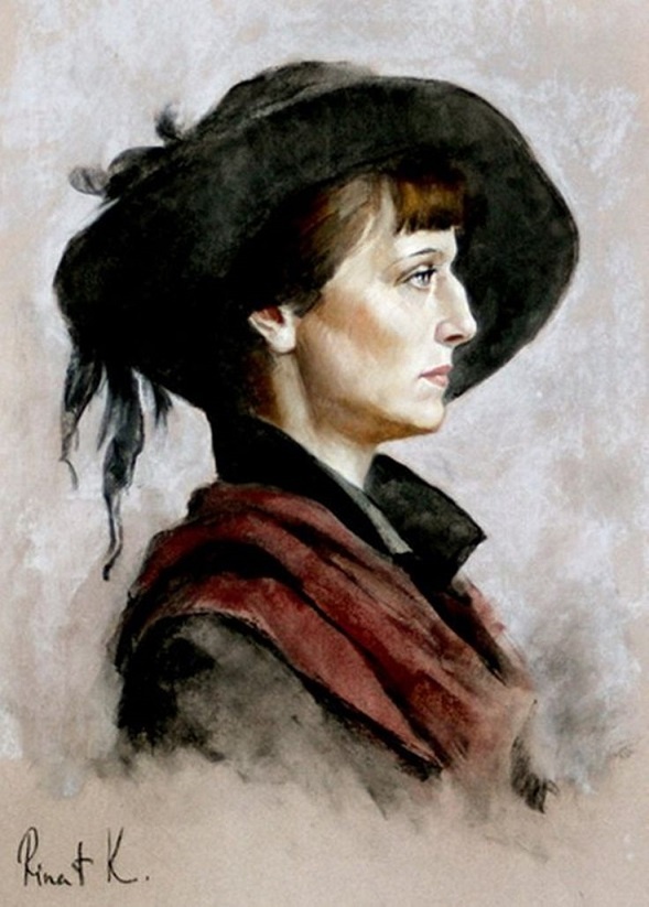 Портрет поэтессы  А. Ахматовой