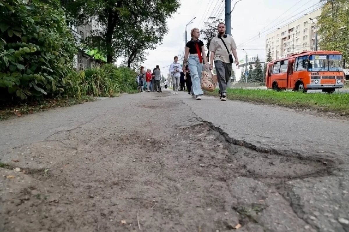    Тротуар на улице Веденяпина отремонтируют по просьбам нижегородцев