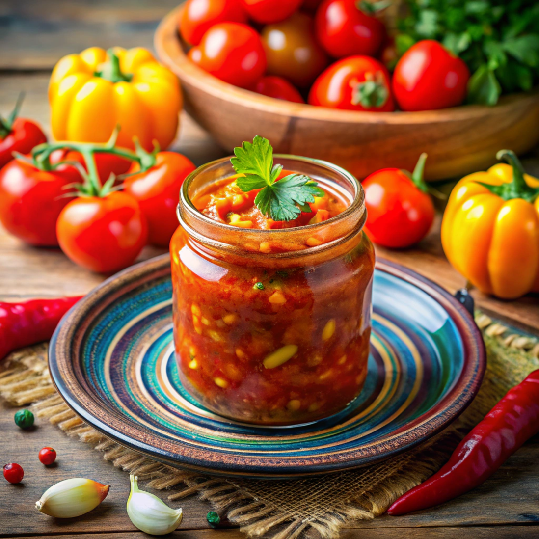 Аджика из помидоров и перца на зиму: простой и вкусный рецепт