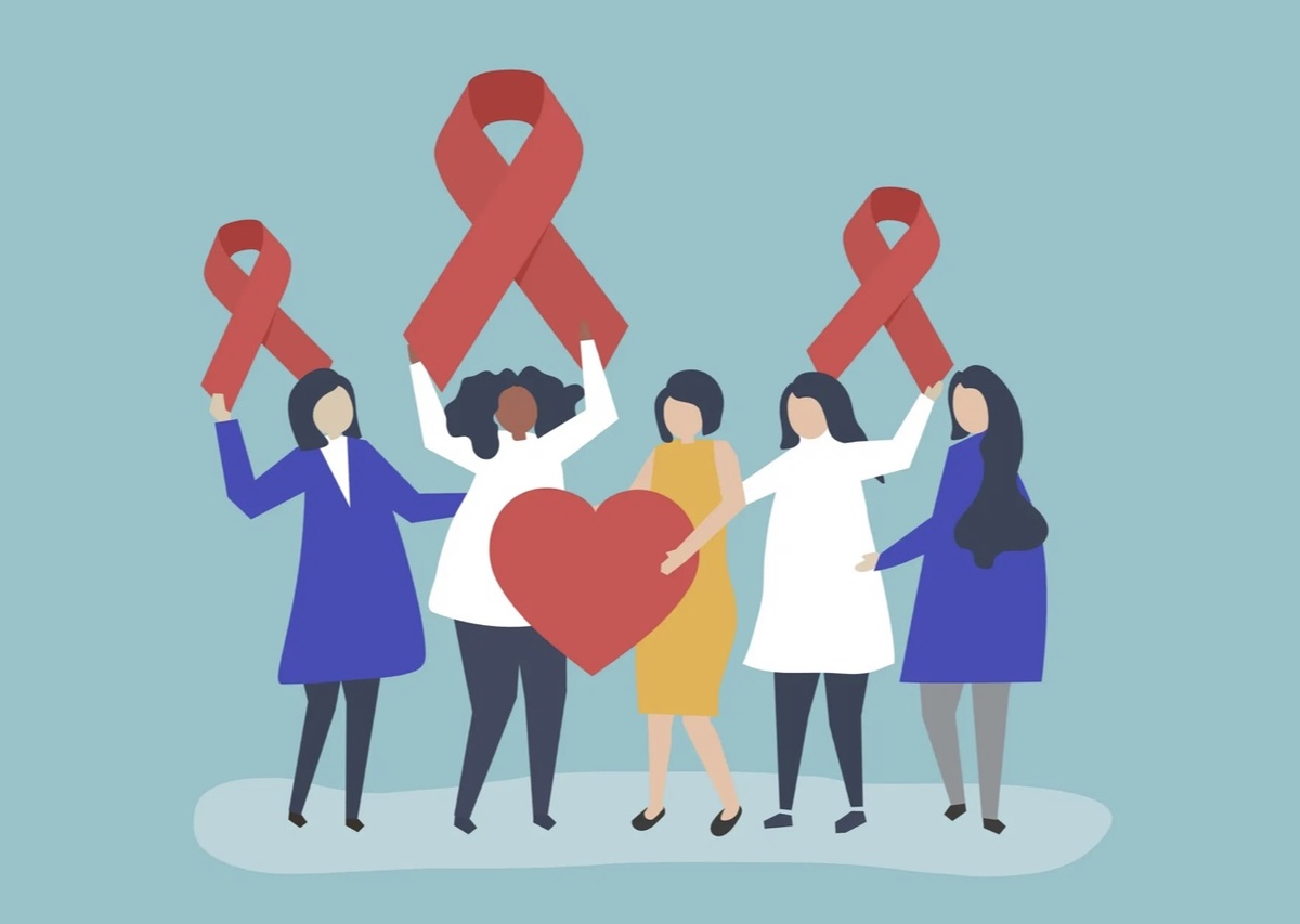 Красная лента — это символ борьбы с ВИЧ и СПИД