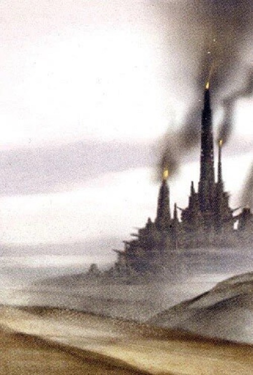 Медренгард - демонический мир Принца демона Пертурабо. Над этим миром постоянно светит черное Солнце, которое проливает дымные нити на поверхность данной планеты.