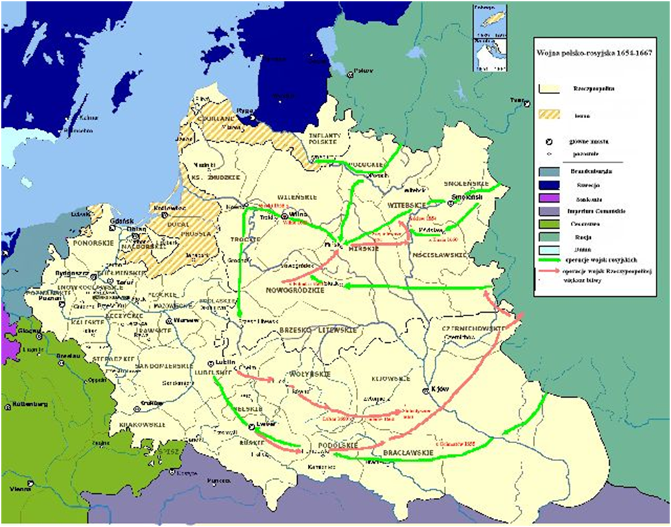 Тринадцатилетняя война 1654–1667.