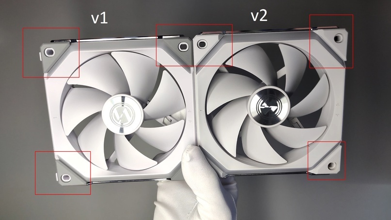 Отличие в антивибрационных накладках