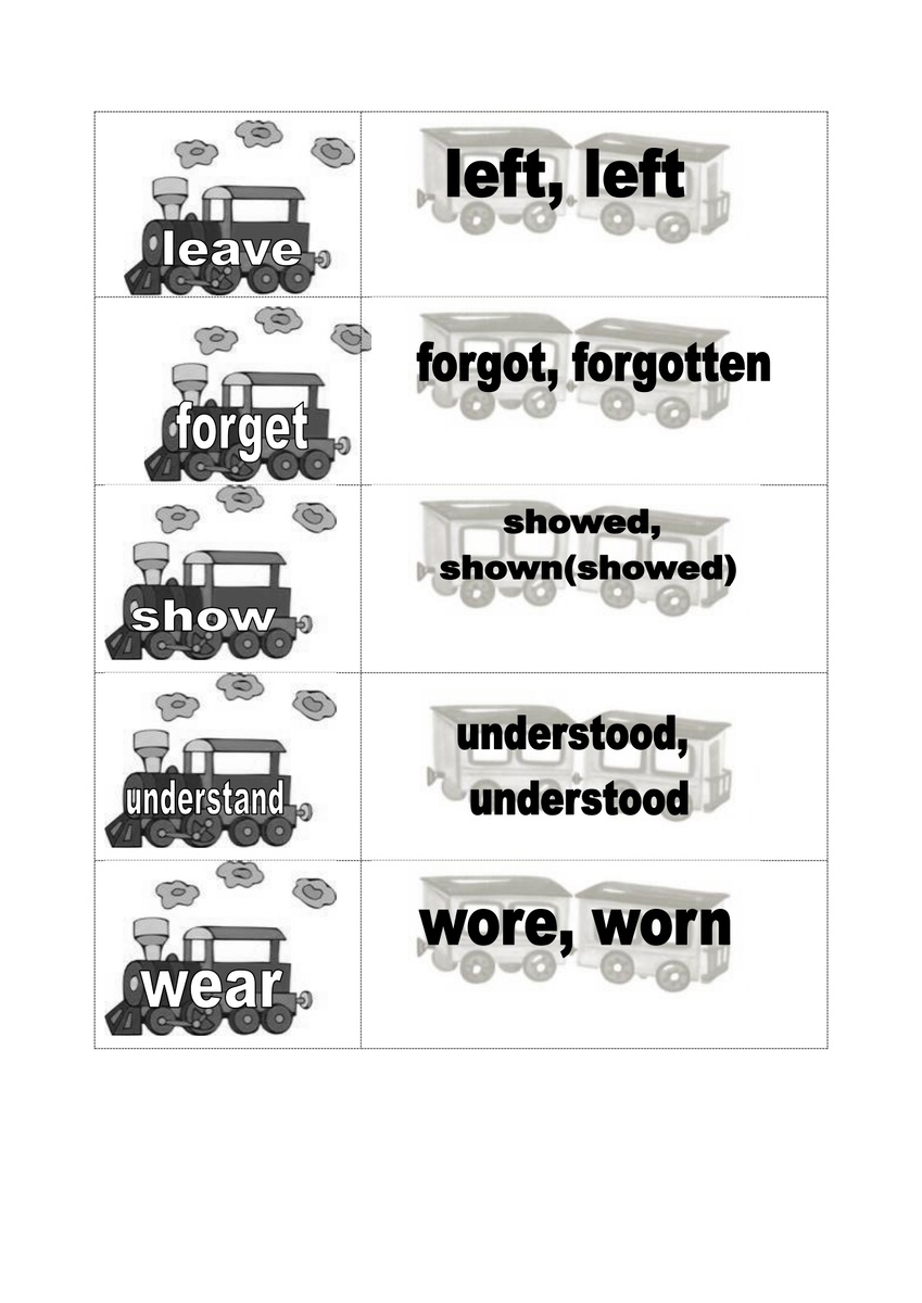 Выбор глаголов и их количество может быть любым. Это зависит от темы, изучаемой в данный период времени.