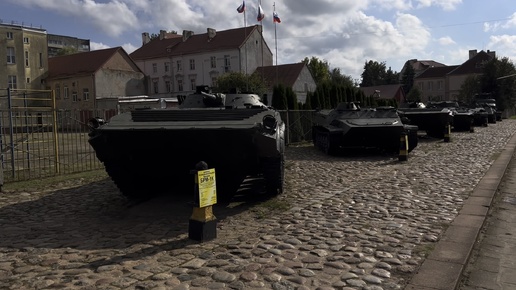 Парк военной техники в Советске