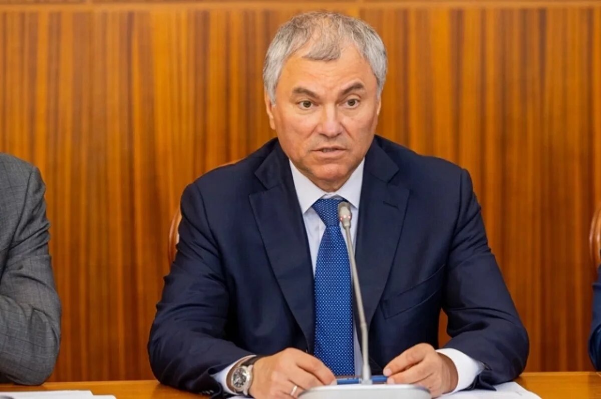    Володин: Госдума готовит законопроект о запрете мигрантам привозить семьи