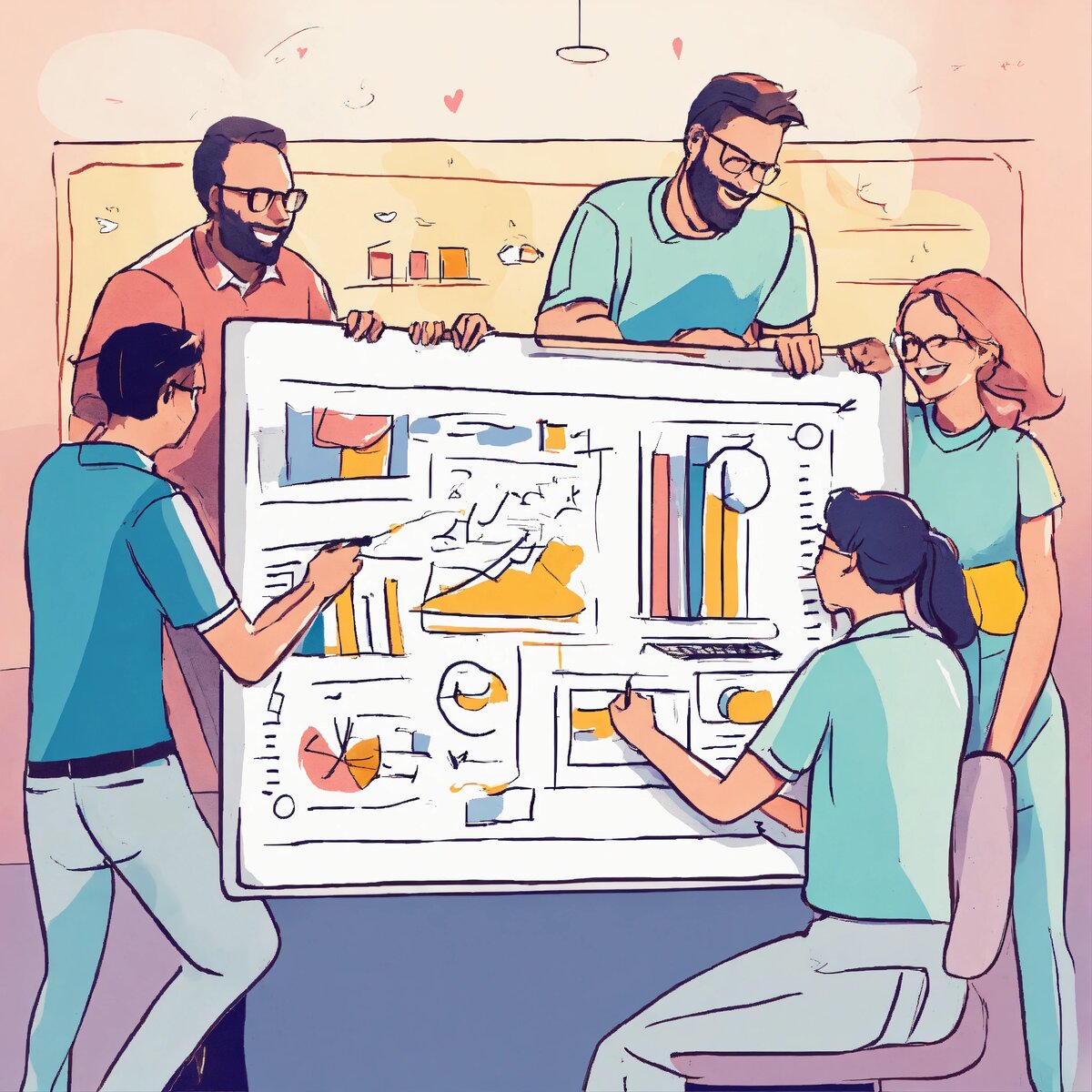 Командная работа в информационной системе