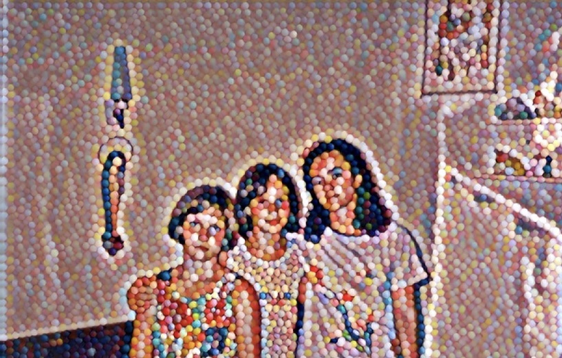 Я, девочка помладше и Палома.  