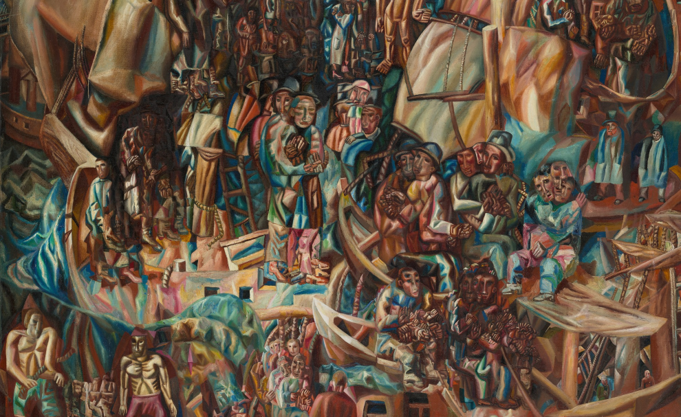 Репродукция картины П. Филонова из открытых источников. 