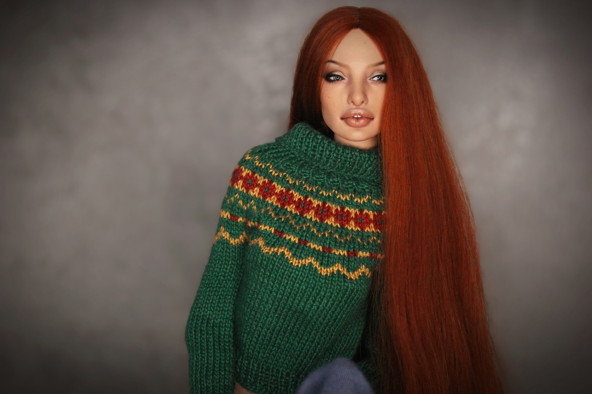 Это моя первая и не последняя авторская кукла) 