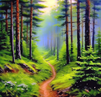 Лесная тропинка 