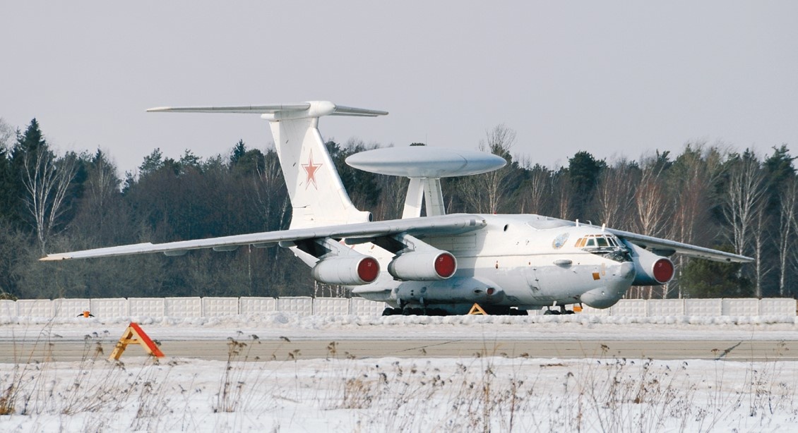 Картинка из свободных источников. Модернизированный прототип А-50У ‘37 Red’ на авиабазе Кубинка, где он был продемонстрирован президенту России Дмитрию  Медведеву.