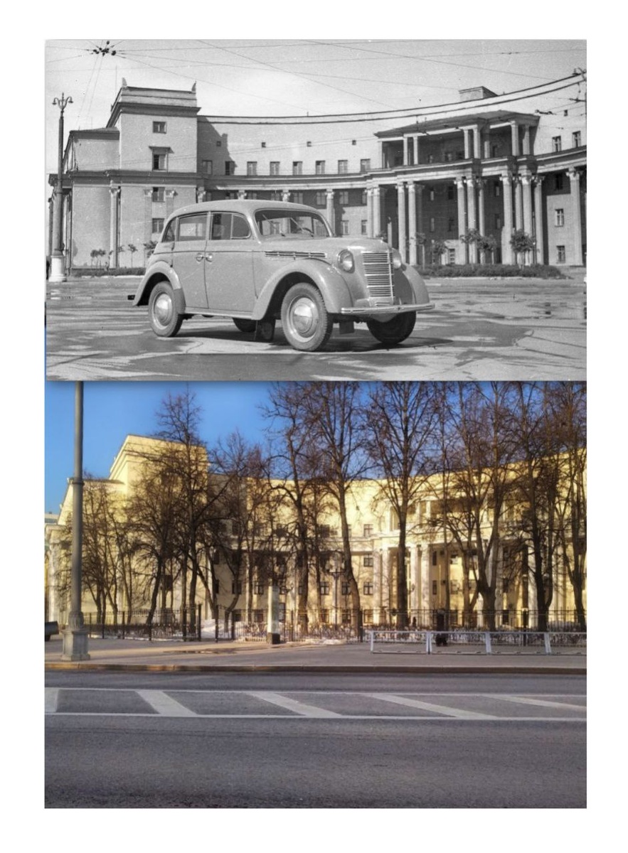 Обе фотографии сделаны с одной точки с разницей около 76 лет. Современный кадр повторил наш фотограф Владимир Иваний 