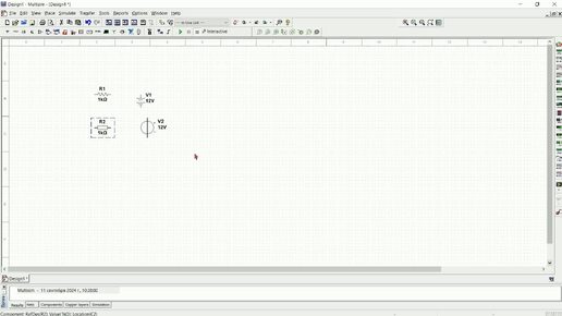 Переключение УГО компонентов в Multisim