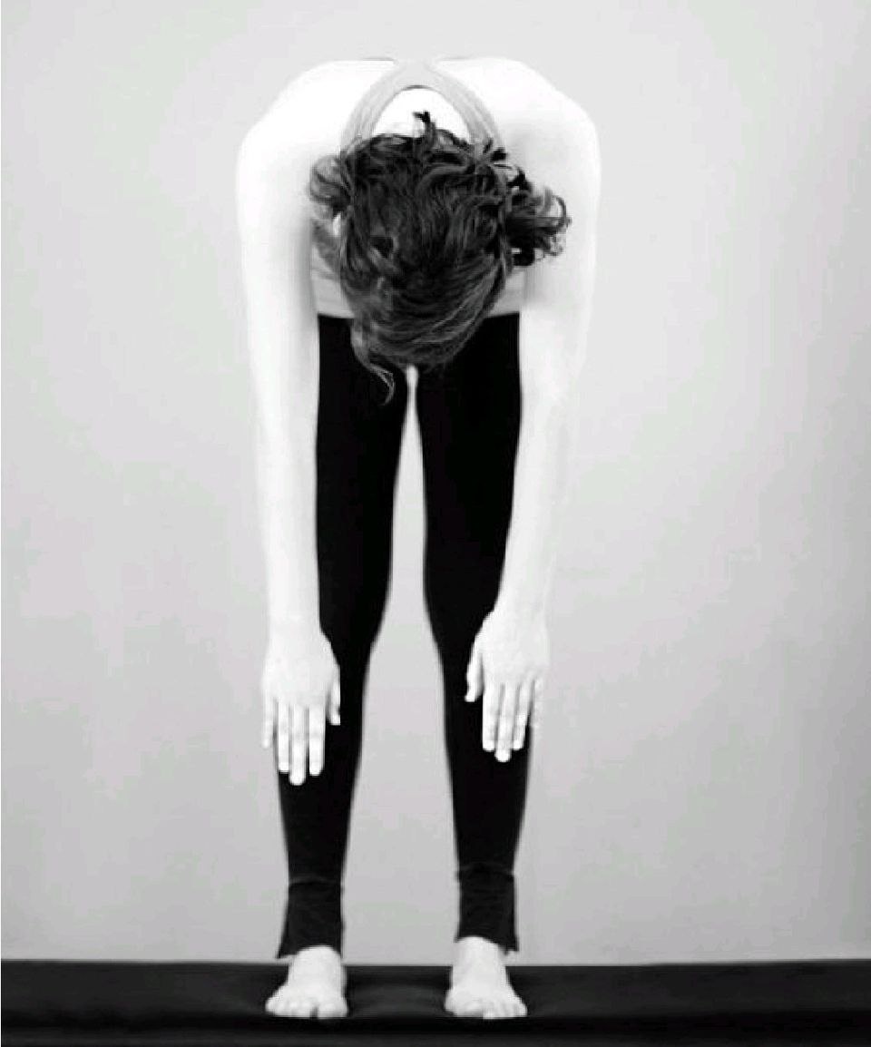 наклон вперёд и вниз