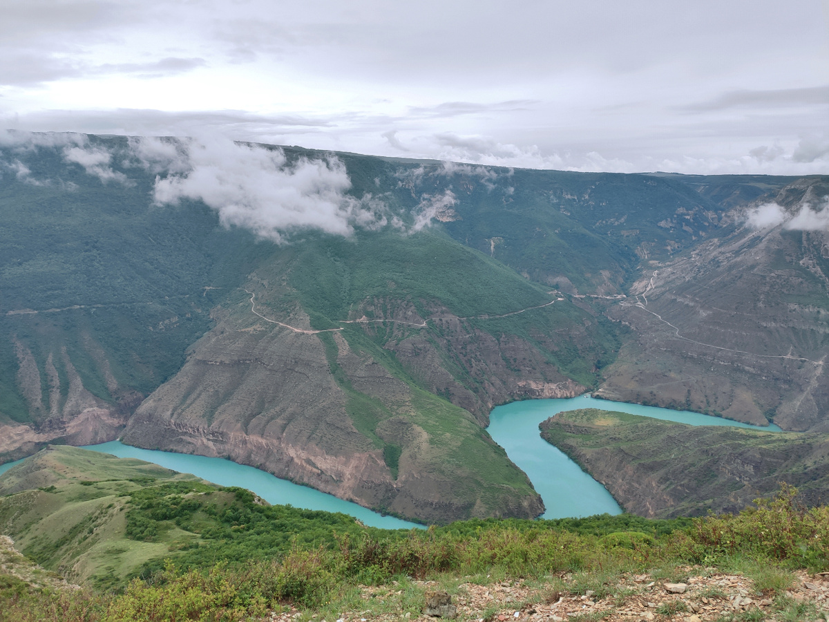 "Стихийная" обзорная площадка (без ограждений) 