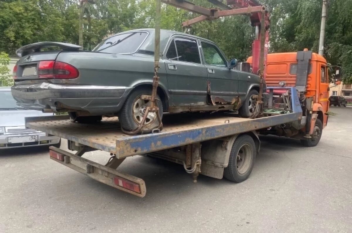    Больше 80 брошенных машин убрали с улиц Нижегородского района