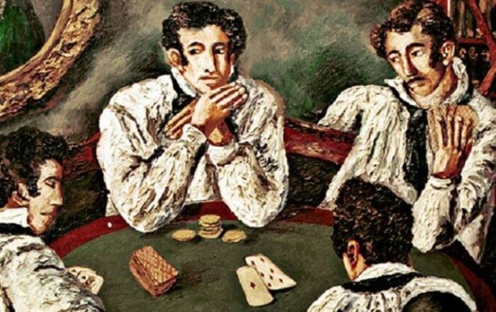  Пушкин за карточной игрой / Фото: cardmates.net
