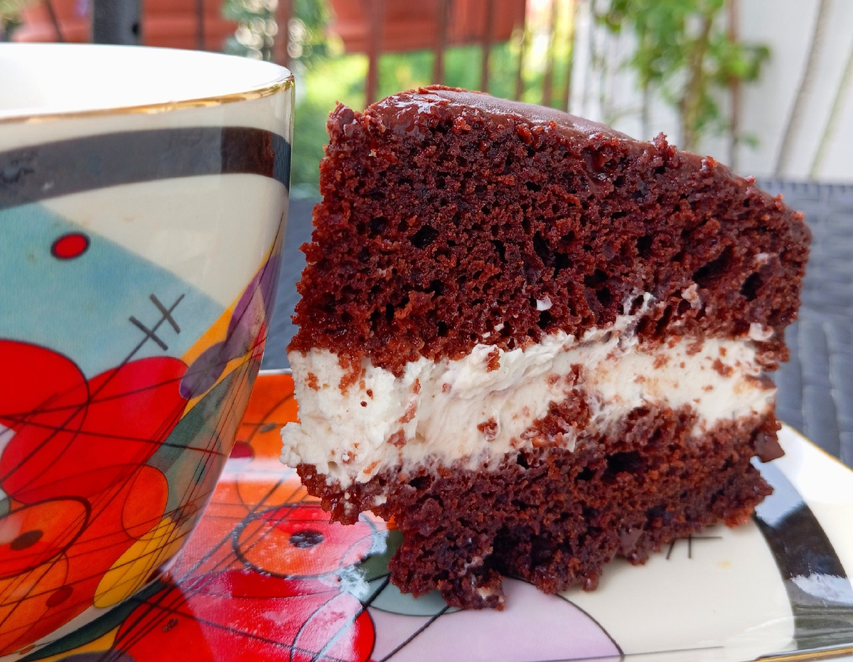 шоколадный торт