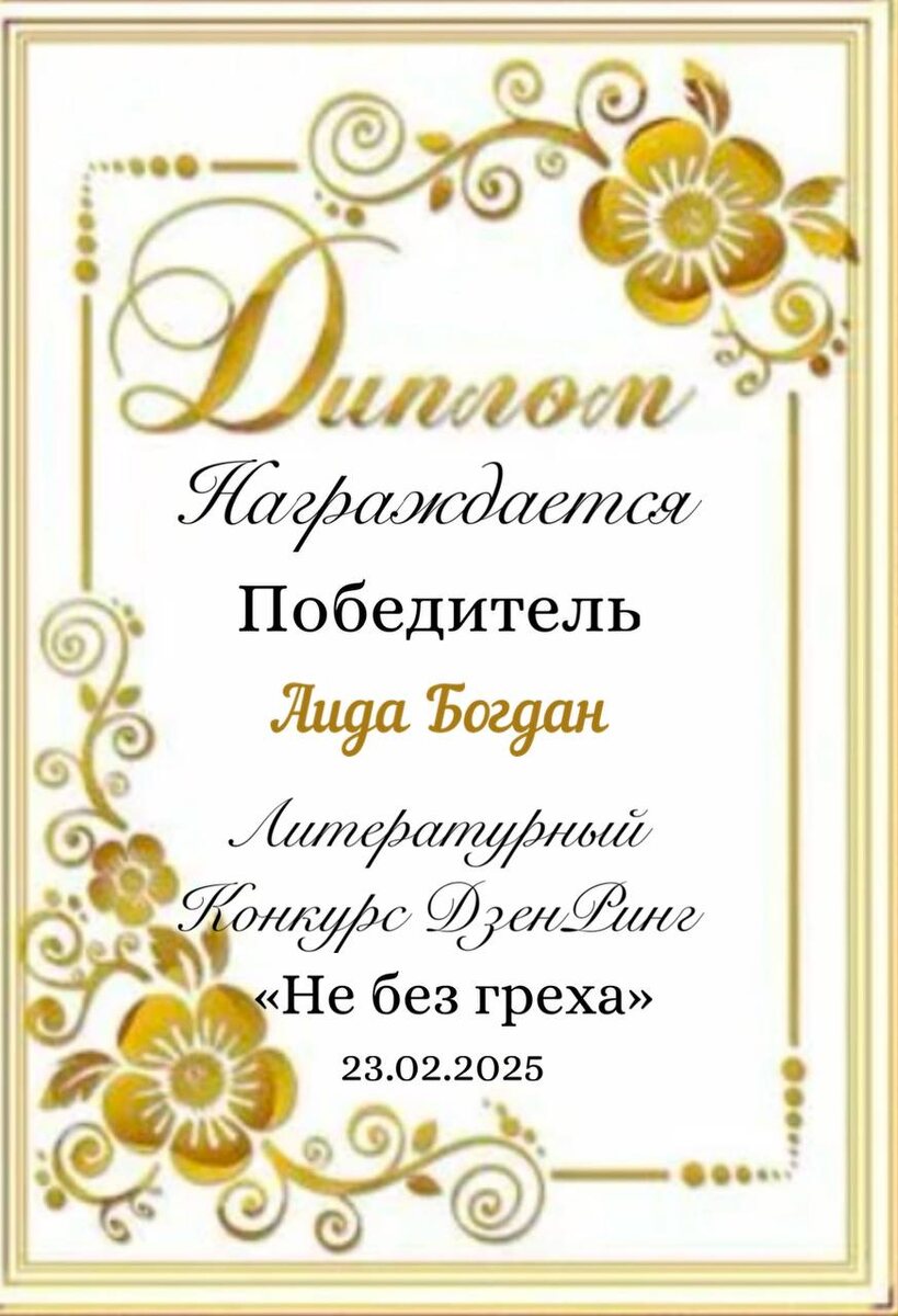 Это моя почётная грамота..))