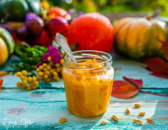 Пюре из тыквы с яблоками на зиму