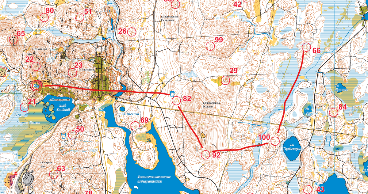 Последние 3.5 часа рогейна нашей команды