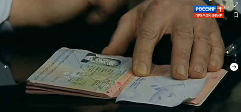 СТОП-КАДР ИЗ ЭФИРА ПРОГРАММЫ "ЗЕРКАЛО"