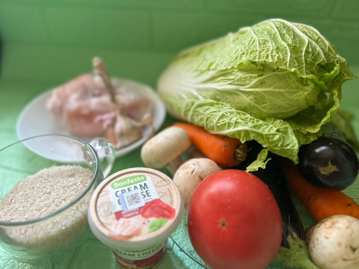 Примерный перечень продуктов на приготовление обеда.