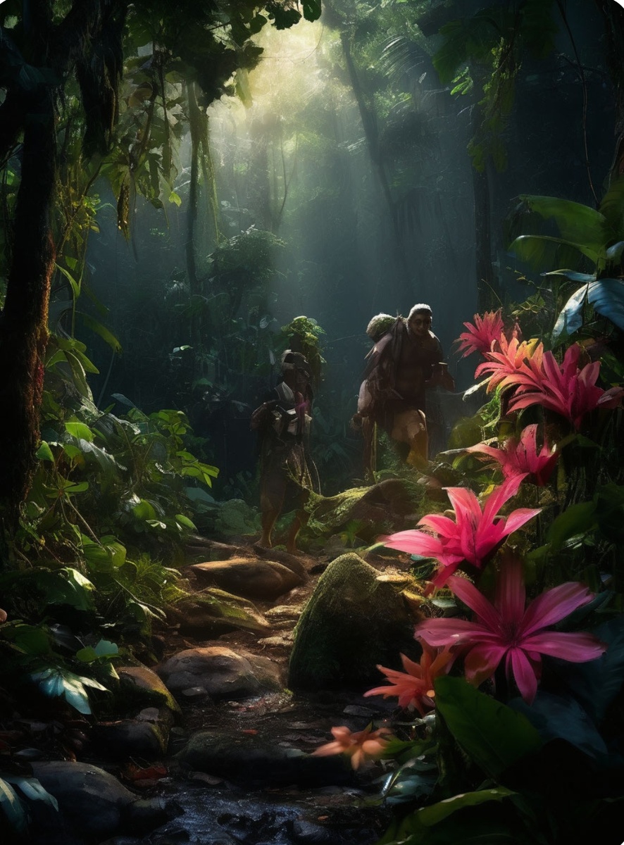 Среди густых джунглей Амазонии, где время как будто остановилось...